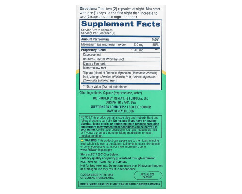 Renew Life, Women's Wellness, Gentle Reset , 60 Vegetarian Capsules Renew Life, Women's Wellness, Gentle Reset , 60 Vegetarian Capsules