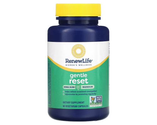 Renew Life, Women's Wellness, Gentle Reset , 60 Vegetarian Capsules Renew Life, Women's Wellness, Gentle Reset , 60 Vegetarian Capsules