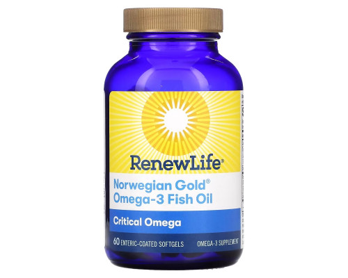 Renew Life Ultimate Fish Oils Critical Omega Natural Orange Flavor 1200 mg 60 Fish Gels Renew Life Ultimate Fish Oils Critical Omega Natural Orange Flavor 1200 mg 60 Fish Gels
