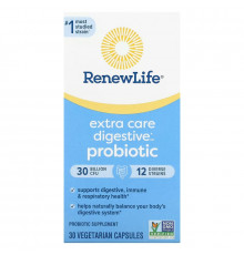 Renew Life, Ultimate Flora Extra Care Probiotic, 30 Billion CFU, 30 Vegetarian Capsules