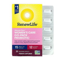 Renew Life Ultimate Flora RTS Women's Probiotic 15 Billion 30 Veggie Caps