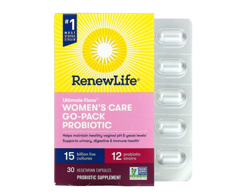 Renew Life Ultimate Flora RTS Women's Probiotic 15 Billion 30 Veggie Caps