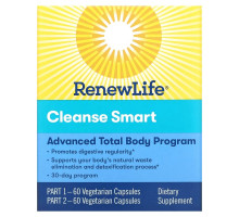 Renew Life, Cleanse Smart, 2 Bottles, 60 Vegetarian Capsules Each