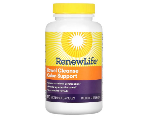 Renew Life Органическое очищение кишечника 150 овощных капсул Renew Life Органическое очищение кишечника 150 овощных капсул