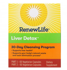 Renew Life Очищение печени 30-дневная программа