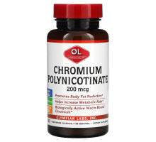 Olympian Labs Inc. Chromium Polynicotinate 200 mcg 100 Veggie Caps