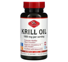 Olympian Labs Inc. Масло криля 1000 мг 60 желатиновых капсул