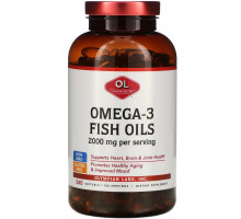 Olympian Labs Inc. Омега-3 рыбий жир 2000 мг 240 мягких капсул