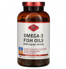 Olympian Labs Inc. Омега-3 рыбий жир 2000 мг 240 мягких капсул