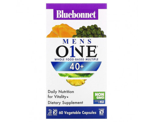 Мужское здоровье Men's ONE, Whole Food- Based Multiple, 40+, 60 Vegetable Capsules Мужское здоровье Men's ONE, Whole Food- Based Multiple, 40+, 60 Vegetable Capsules
