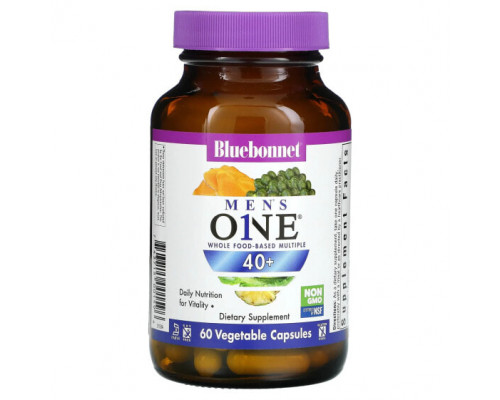 Мужское здоровье Men's ONE, Whole Food- Based Multiple, 40+, 60 Vegetable Capsules Мужское здоровье Men's ONE, Whole Food- Based Multiple, 40+, 60 Vegetable Capsules