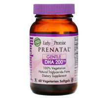 Bluebonnet Nutrition Early Promise Бережный DHA для беременных 200 мг 60 вегетарианских капсул