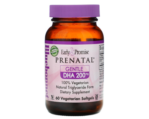 Bluebonnet Nutrition Early Promise Бережный DHA для беременных 200 мг 60 вегетарианских капсул Bluebonnet Nutrition Early Promise Бережный DHA для беременных 200 мг 60 вегетарианских капсул