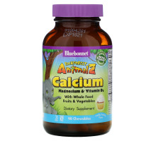 Bluebonnet Nutrition Super Earth тропические животные кальций со вкусом натуральной морозной ванили 90 жевательных таблеток