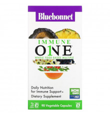 Bluebonnet Nutrition, Immune One, Whole Food-Based Multiple, 90 Vegetable Capsules