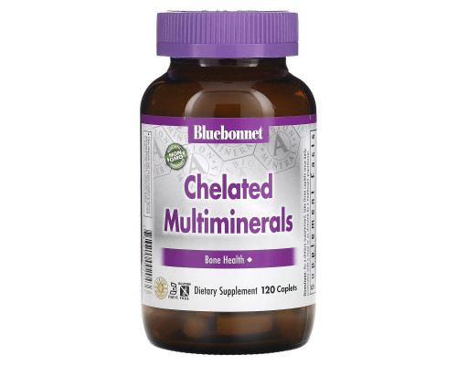 Bluebonnet Nutrition Хелатные мультиминералы высокой эффективности 120 капсул Bluebonnet Nutrition Хелатные мультиминералы высокой эффективности 120 капсул