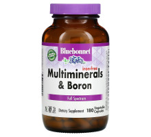 Bluebonnet Nutrition Мульти минералы с бором без железа 180 растительных капсул