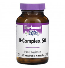 Bluebonnet Nutrition B-Комплекс 50 100 растительных капсул
