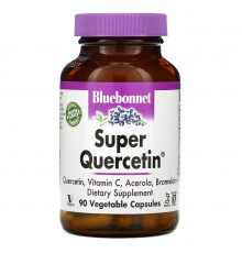 Bluebonnet Nutrition, Супер-кверцетин, 90 капсул в растительной оболочке