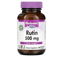 Bluebonnet Nutrition, Рутин, 500 мг, 50 капсул в растительной оболочке