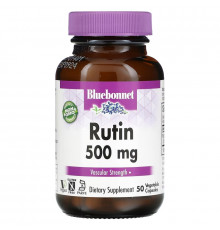 Bluebonnet Nutrition, Рутин, 500 мг, 50 капсул в растительной оболочке