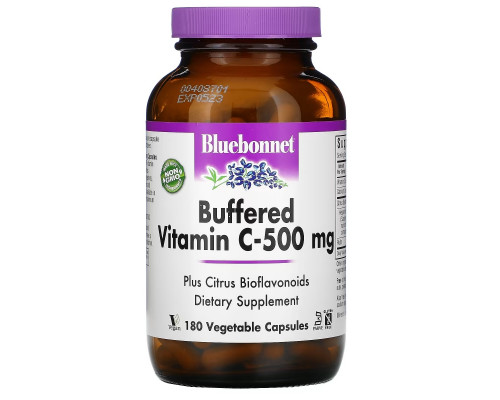 Bluebonnet Nutrition Витамин С буферизированный 180 овощных капсул Bluebonnet Nutrition Витамин С буферизированный 180 овощных капсул