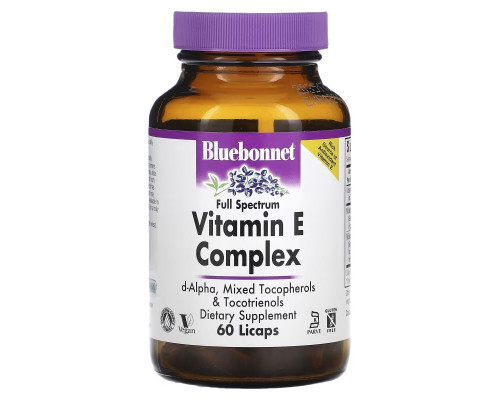 Bluebonnet Nutrition Комплекс Витамина Е 60 капсул Bluebonnet Nutrition Комплекс Витамина Е 60 капсул