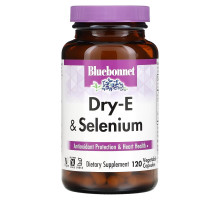 Bluebonnet Nutrition, E-400 IU, плюс селен 120 овощных капсул