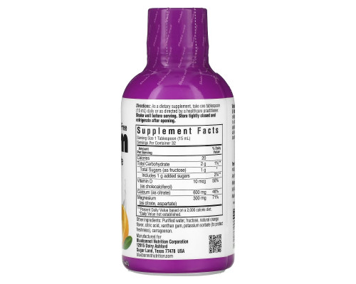 Bluebonnet Nutrition Жидкий кальция и магния цитрат плюс витамин D3 натуральный апельсиновый вкус 16 жидких унций (472 мл) Bluebonnet Nutrition Жидкий кальция и магния цитрат плюс витамин D3 натуральный апельсиновый вкус 16 жидких унций (472 мл)