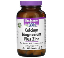 Bluebonnet Nutrition Кальций магний + цинк 180 капсул