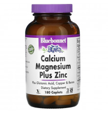Bluebonnet Nutrition Кальций магний + цинк 180 капсул