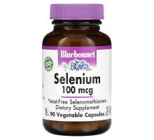 Bluebonnet Nutrition, Селен, 100 мкг, 90 капсул
