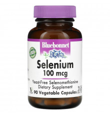 Bluebonnet Nutrition, Селен, 100 мкг, 90 капсул