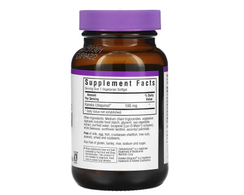Bluebonnet Nutrition, Убихинол, Cellular Active коэнзим Q10, 50 мg, 60 вегетарианских капсул Bluebonnet Nutrition, Убихинол, Cellular Active коэнзим Q10, 50 мg, 60 вегетарианских капсул