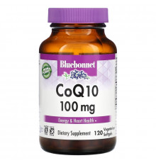 Bluebonnet Nutrition, CoQ10, 100 мг, 120 желатиновых капсул