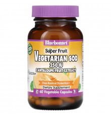 Bluebonnet Nutrition с 250 ME 60 вегетарианских капсул