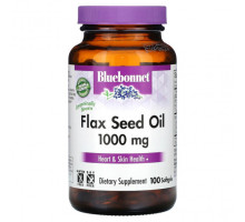 Рыбий жир и Омега 3, 6, 9 Bluebonnet Nutrition, Льняное масло, 1000 мг, 100 мягких таблеток