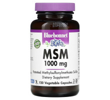 Bluebonnet Nutrition, МСМ, 1000 мг, 120 растительных капсул
