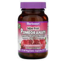 Bluebonnet Nutrition, Экстракт цельных плодов граната, 60 капсул