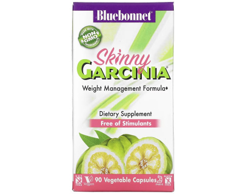 Bluebonnet Nutrition, Skinny Garcinia Weight Management Formula, 90 Vegetable Capsules Bluebonnet Nutrition, Skinny Garcinia Weight Management Formula, 90 Vegetable Capsules