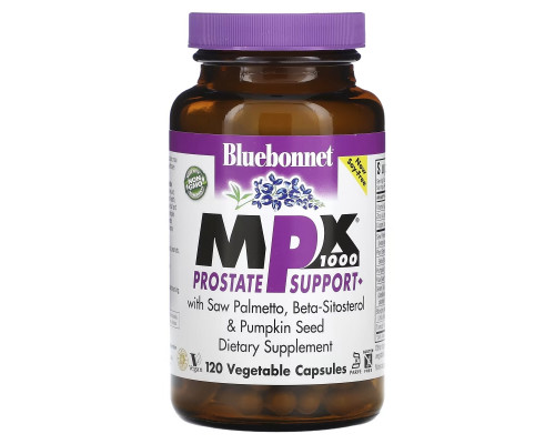 Bluebonnet Nutrition MPX 1000 Формула для здоровья простаты 120 растительных капсул