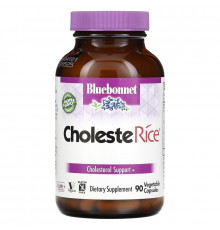 Bluebonnet Nutrition, CholesteRice, 90 капсул в растительной оболочке