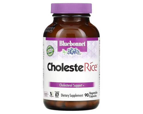 Bluebonnet Nutrition, CholesteRice, 90 капсул в растительной оболочке Bluebonnet Nutrition, CholesteRice, 90 капсул в растительной оболочке