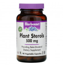 Bluebonnet Nutrition Растительные стеролы 500 мг 90 растительных капсул
