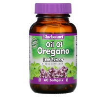 Bluebonnet Nutrition, Масло из экстракта листа душицы, 60 мягких капсул