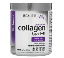 Для мышц и суставов Bluebonnet Nutrition, Beautiful Ally, коллаген типа I и III, 198 г (6,9 унции)