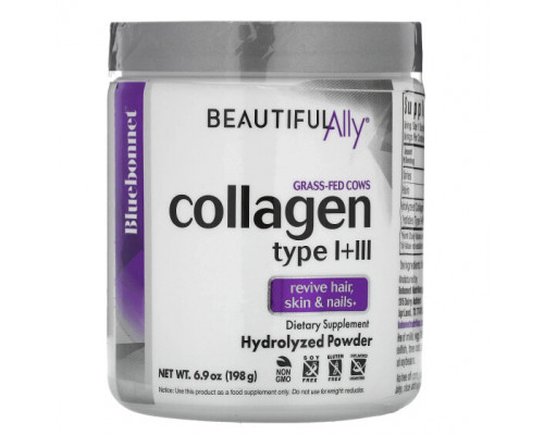 Для мышц и суставов Bluebonnet Nutrition, Beautiful Ally, коллаген типа I и III, 198 г (6,9 унции) Для мышц и суставов Bluebonnet Nutrition, Beautiful Ally, коллаген типа I и III, 198 г (6,9 унции)
