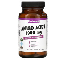Bluebonnet Nutrition, Аминокислоты, 1000 мг, 90 капсуловидных таблеток