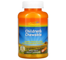 Thompson, Children's Chewable, Yummy Punch Flavor, 120 Chewables