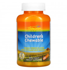 Thompson, Children's Chewable, Yummy Punch Flavor, 120 Chewables